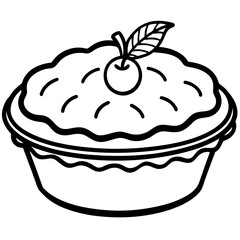 Minimal Peach Cobbler Design