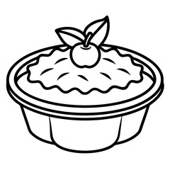 Minimal Peach Cobbler Design