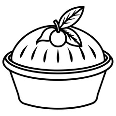 Minimal Peach Cobbler Design