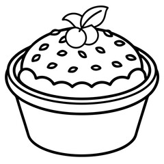 Minimal Peach Cobbler Design