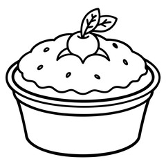 Minimal Peach Cobbler Design