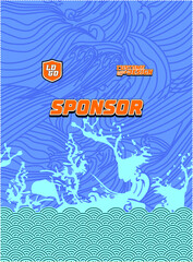 Abstract background for sublimation printing jersey or art and many more