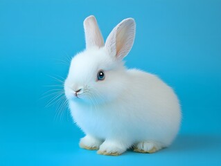 Obraz premium Cute Easter bunny. Easter Celebration Concept