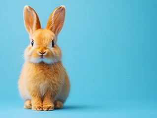 Obraz premium Cute Easter bunny. Easter Celebration Concept