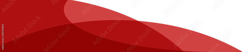 Wall mural divider header for app, banners or posters. set of template dividers shapes for website. curve lines
