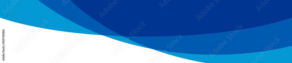 Wall mural divider header for app, banners or posters. set of template dividers shapes for website. curve lines