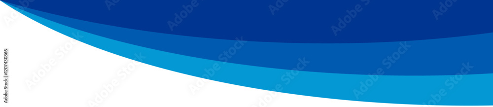 Wall mural divider header for app, banners or posters. set of template dividers shapes for website. curve lines