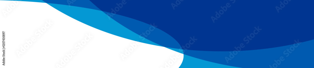 Wall mural divider header for app, banners or posters. set of template dividers shapes for website. curve lines