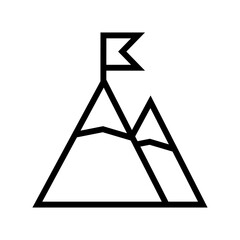 Mountain Peak vector icon