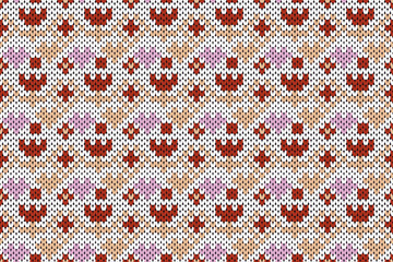 seamless pattern of knitting texture for the background of the postcards, invitations, wallpapers, banners and fabric pattern.