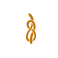 rope knot vector icon