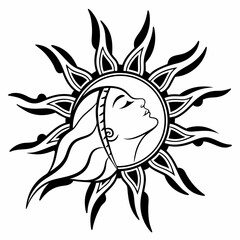 Propose Day vector silhouette black design white background