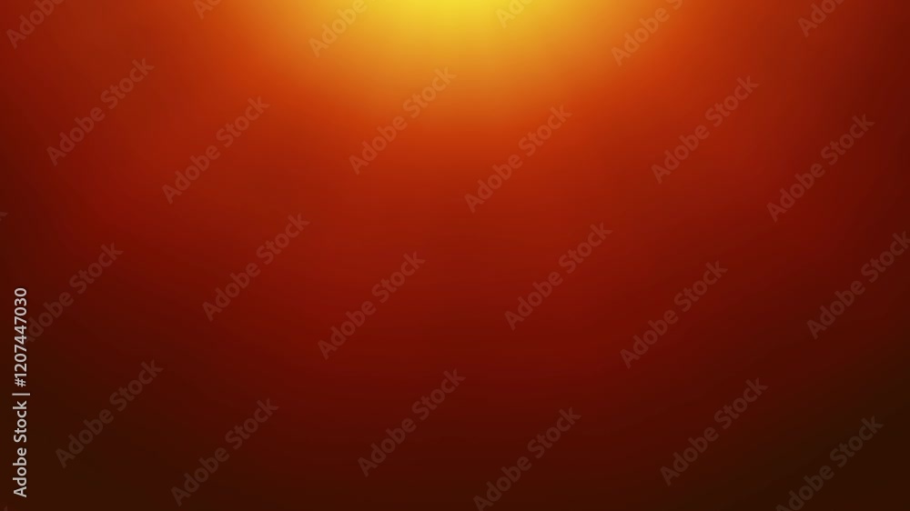 Poster an abstract orange gradient background with a warm sunlight glow at the top. the soft and vibrant to