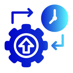 Consistency Icon Glyph Gradient Style