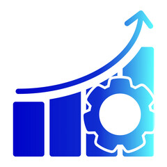 Improvement Icon Glyph Gradient Style