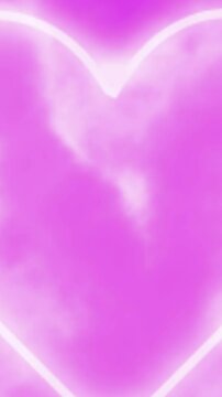 San Valentin , corazon en zoom in