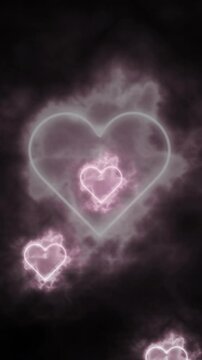 Corazones para San Valentin fondo trasnparente