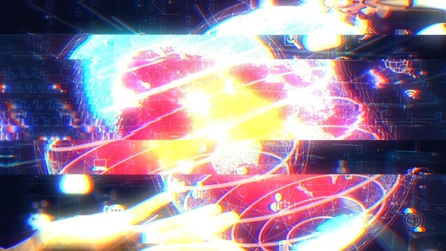 Modern Glitch Transition