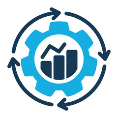 Business Continuity Icon with Duo Tone Style