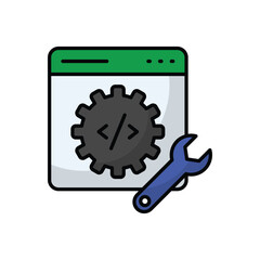 Web Development vector icon
