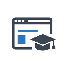 Online Learning Icon