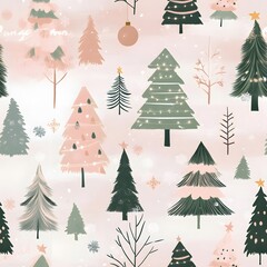 Obraz premium Decorate with Joyful Christmas Patterns. Holiday Celebration concept