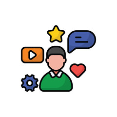 Social Media vector icon