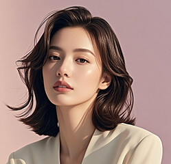 Portrait of a woman.