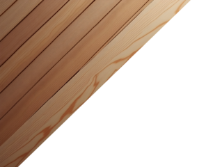 Striking contrast: Light wood grain diagonally meets a calming.  A minimalist design showcasing natural texture and bold color., cut out,transparent background