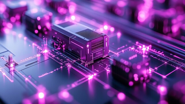 Business implementing hyperautomation technology for streamlined operations in a digital workspace