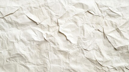 Fototapeta premium photograph of White crumpled paper background texture