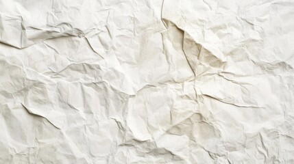 Fototapeta premium photograph of White crumpled paper background texture