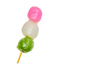 お花見の三色団子