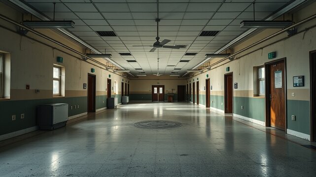 Abandoned Allenberg Psychiatric Hospital Koenigsberg - AI Art