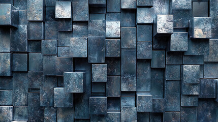 Abstract 3D Render of cubes