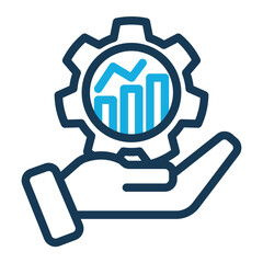 Development Icon with Outline Color Style