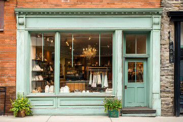 vintage storefront boutique template	