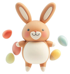 Obraz premium PNG Rabbit design happy cute.