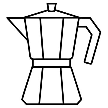 recommend clip art: Simple Coffee Pot Design