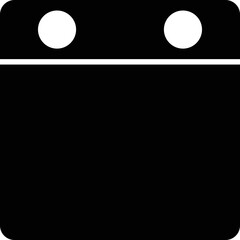 Simple vector icon calendar