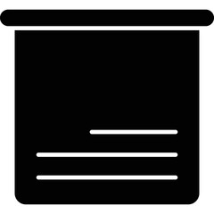 Simple vector icon calendar