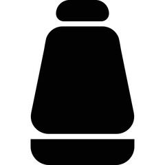 Simple vector icon car seat

