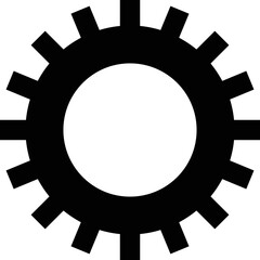 Simple vector icon settings