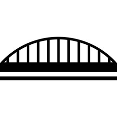 Simple vector icon bridge
