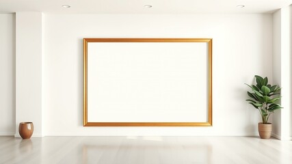 Empty Frame, Colorful Art, Interior Design