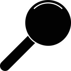 Simple vector icon magnifier
