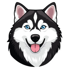 Sweet Fluffy Round Dogs Head