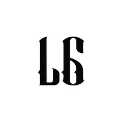 LG monogram logo design letter text name symbol monochrome logotype alphabet character simple logo
