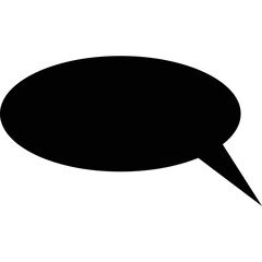 Simple vector icon chat