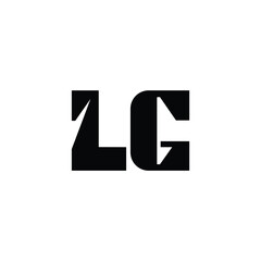 LG monogram logo design letter text name symbol monochrome logotype alphabet character simple logo